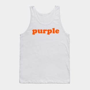 Purple (Orange) Tank Top